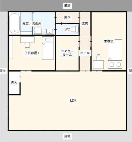 間取り画像のイメージ
